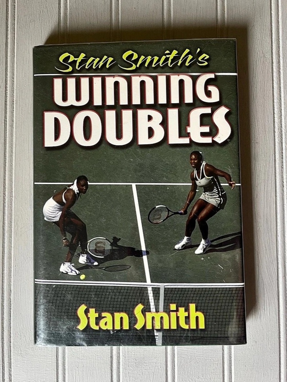 Stan Smith Winning Doubles Tennis Hardcover Book 2002 Signed Inscribed
